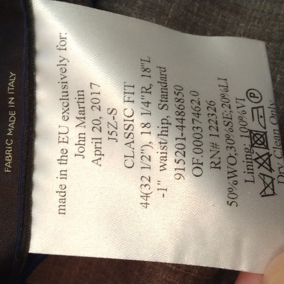 Like New J Hilburn Custom Made Light Brown Wool/Silk/Linen Summer Jacket 42R* - Picture 11 of 16